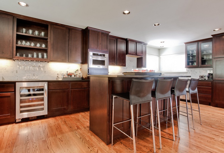 20+ Brown Kitchen Cabinet Designs, Ideas | Design Trends - Premium PSD