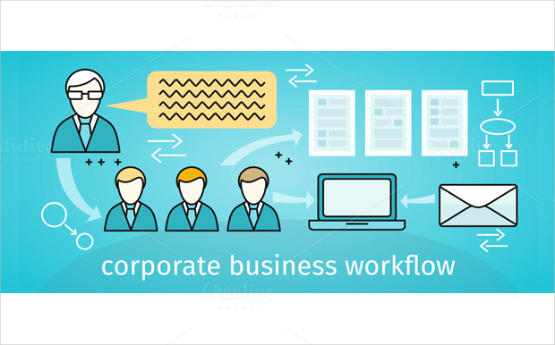 Corporate Business Workflow Banner