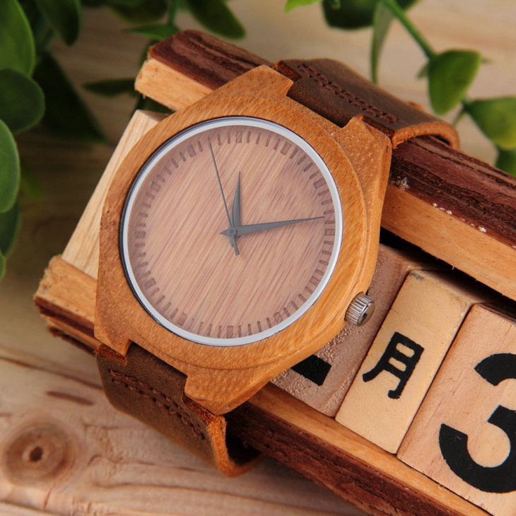 bamboo wrist watch design