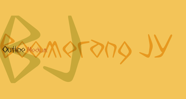 boomerang font
