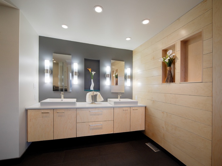 20 Bathroom Wall Sconce Designs Ideas, Bathroom Wall Sconce