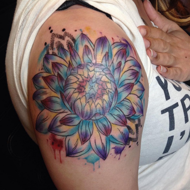 21+ Dahlia Tattoo Designs, Ideas | Design Trends - Premium ...