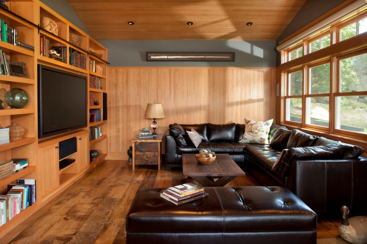wood lounge wall units 