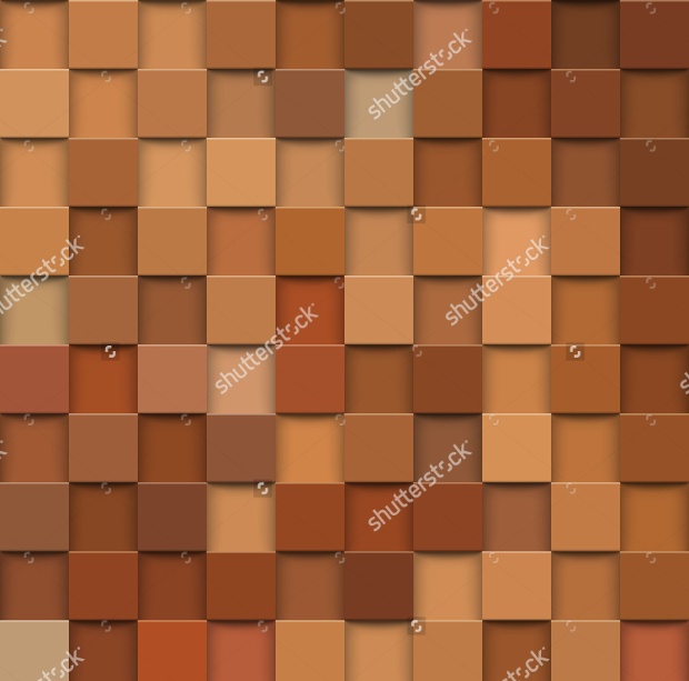 3d square mosaic texture