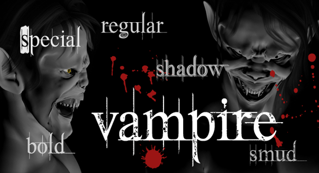 vampire font