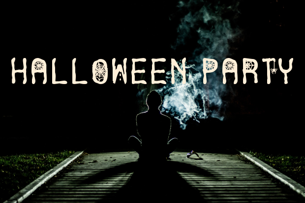 halloween party font