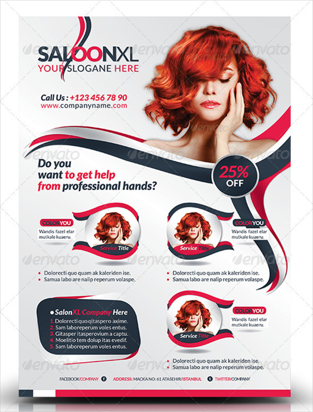 Massage Beauty Salon Flyer