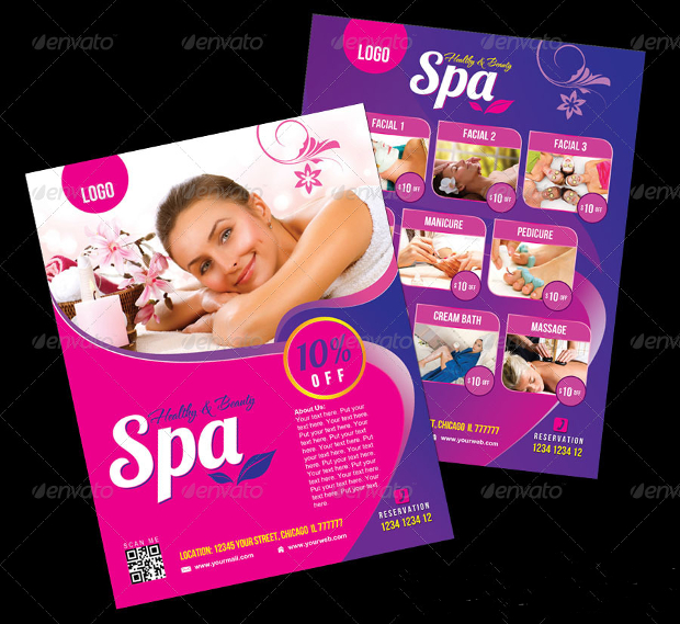 Massage & Spa Promotion Flyer