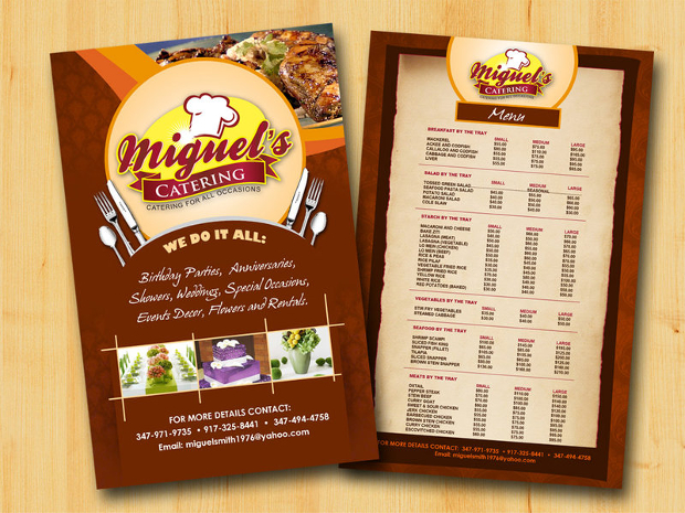 Free Catering Flyer Design