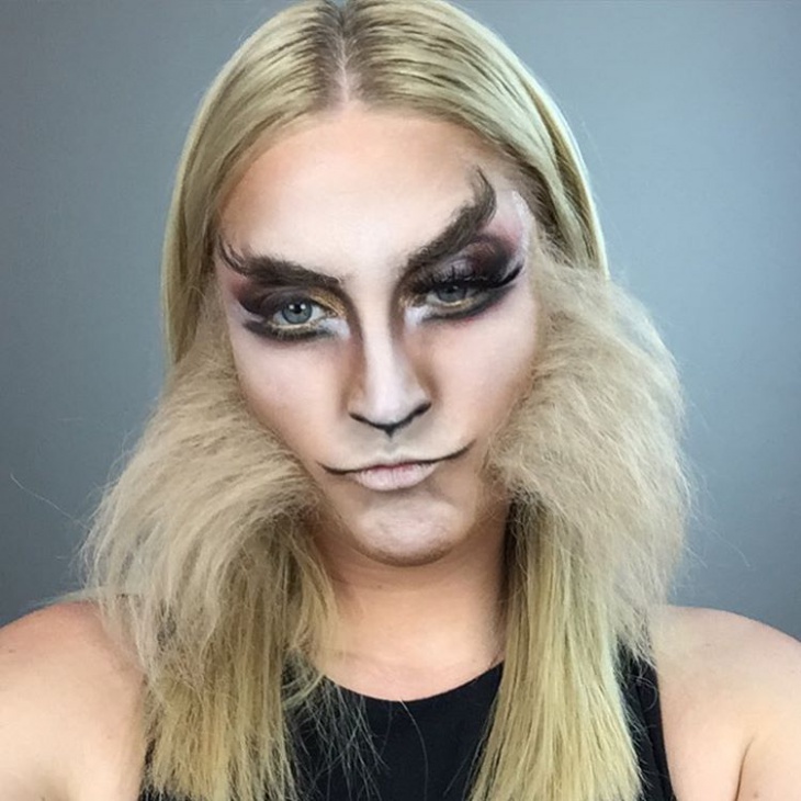 big bad wolf makeup design