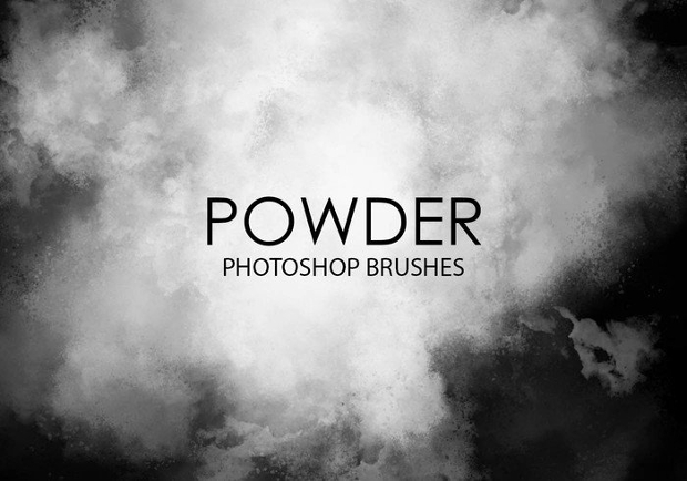 free powder photoshop brushes