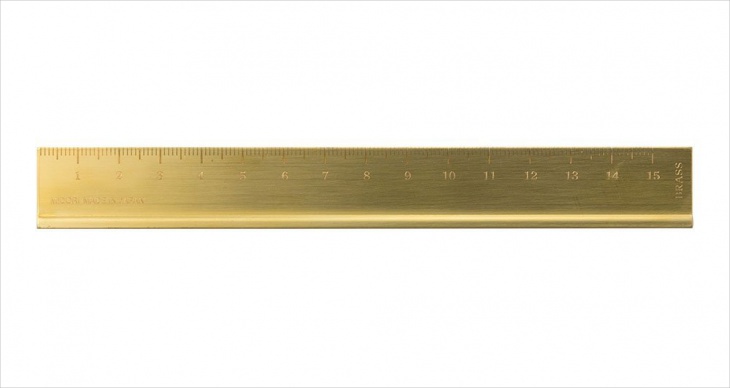 brass ruler