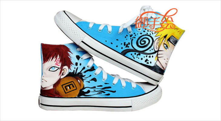 colorful anime shoes idea