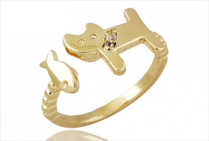 adjustable cat band ring