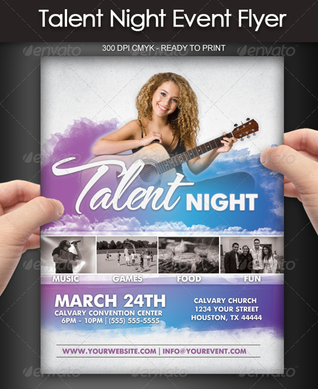 Talent Show Event Flyer