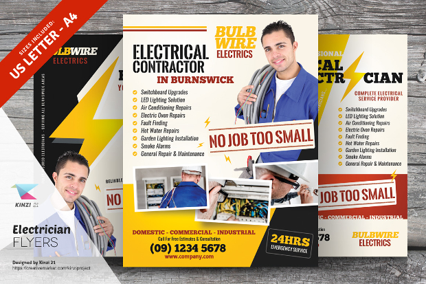 Electrical Services Flyer Template