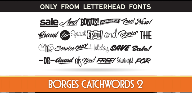 eye catching letterhead font
