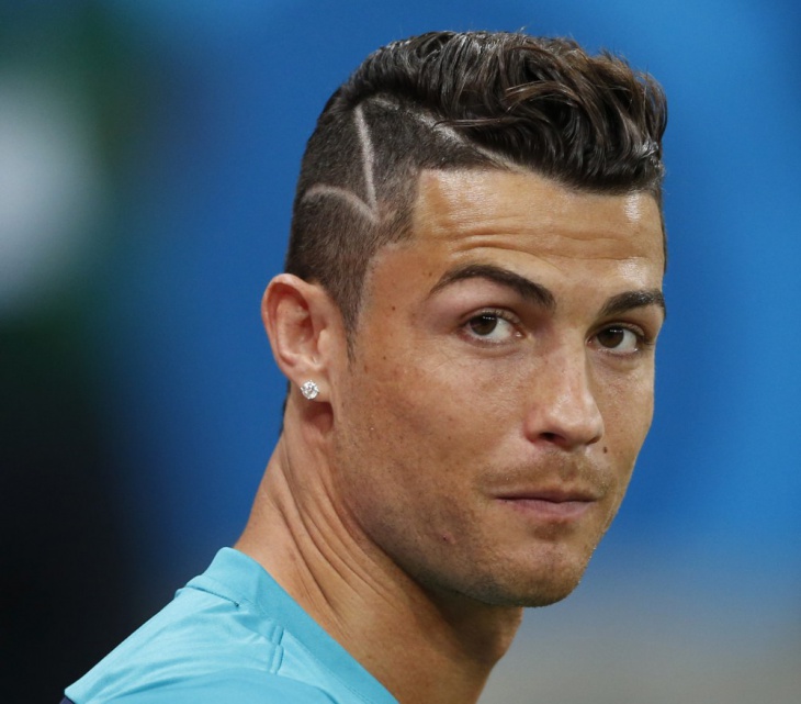 christiano ronaldo low blowout fade hairstyle