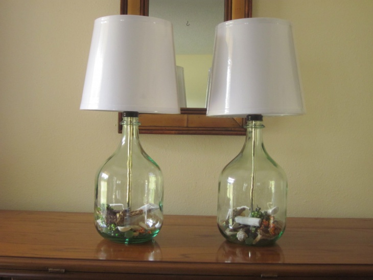 modern glass table lamp