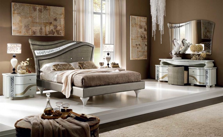 traditional classic bedroom design 