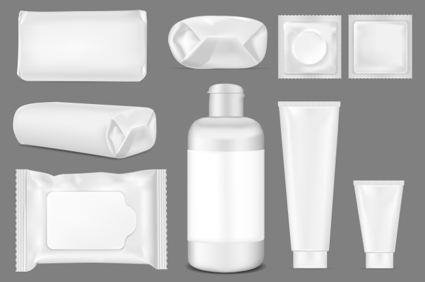 eco friendly white cosmetics packaging