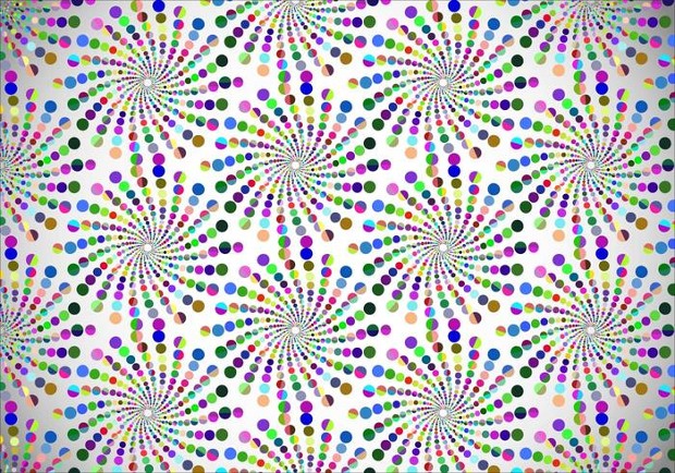 colorful dotted vector