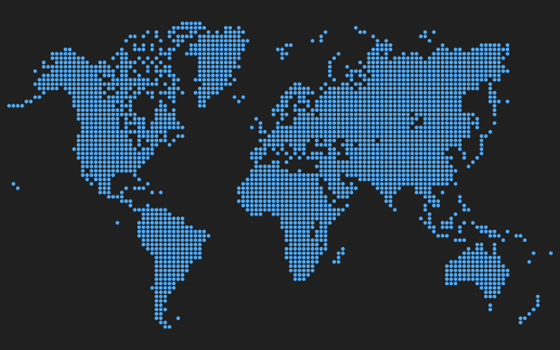 dotted world map vector