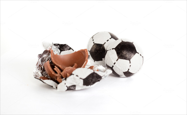 chocolate football packaging design