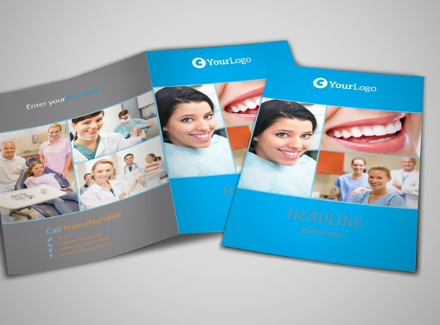dental bi fold brochure