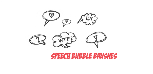 speech bubbles brushes