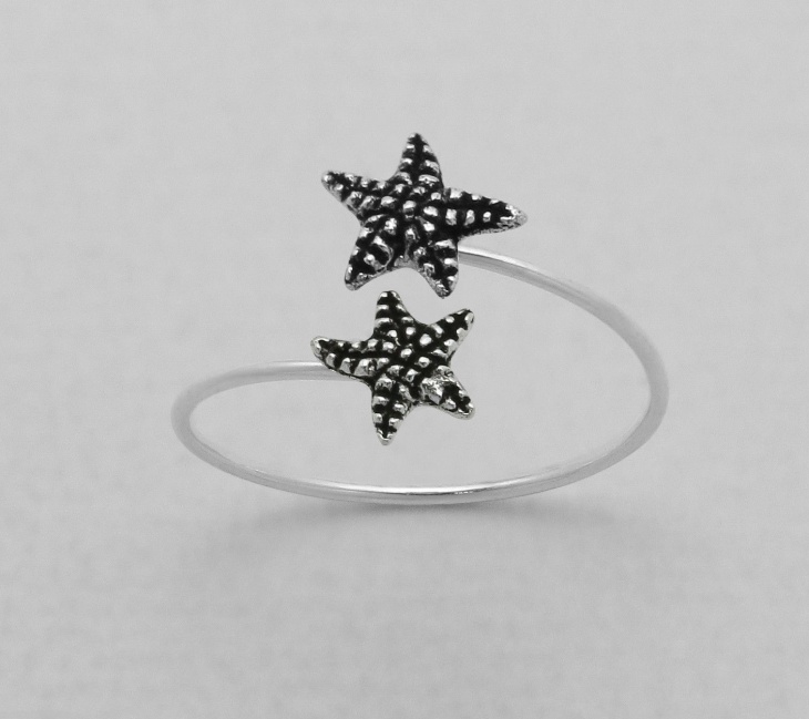 double starfish ring