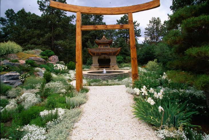 japanese garden arbor