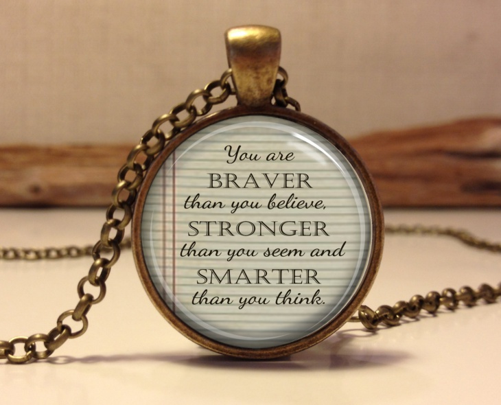 inspirational quote jewelry