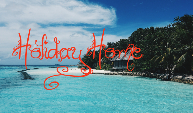 holiday home font