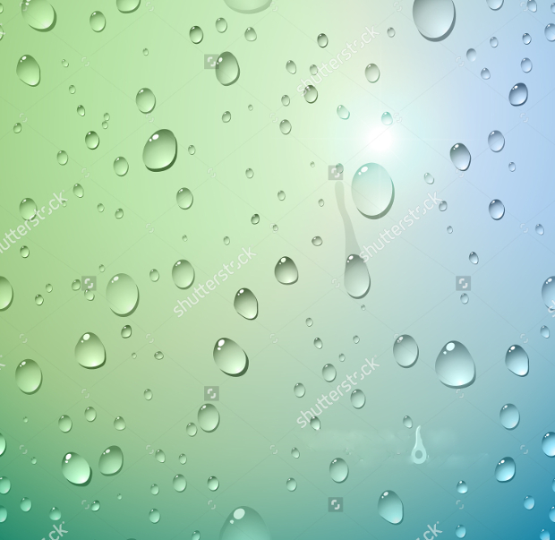 water drops on glass vector