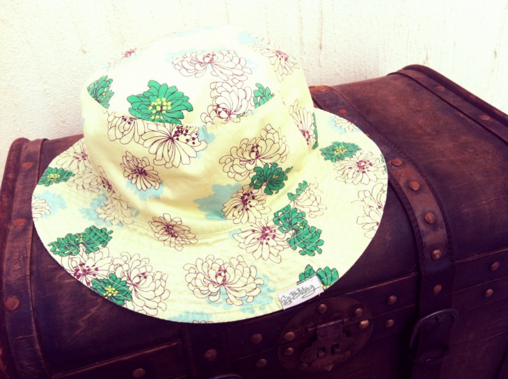 vintage floral hat