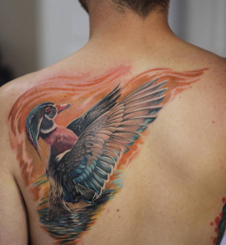 duck hunting tattoo