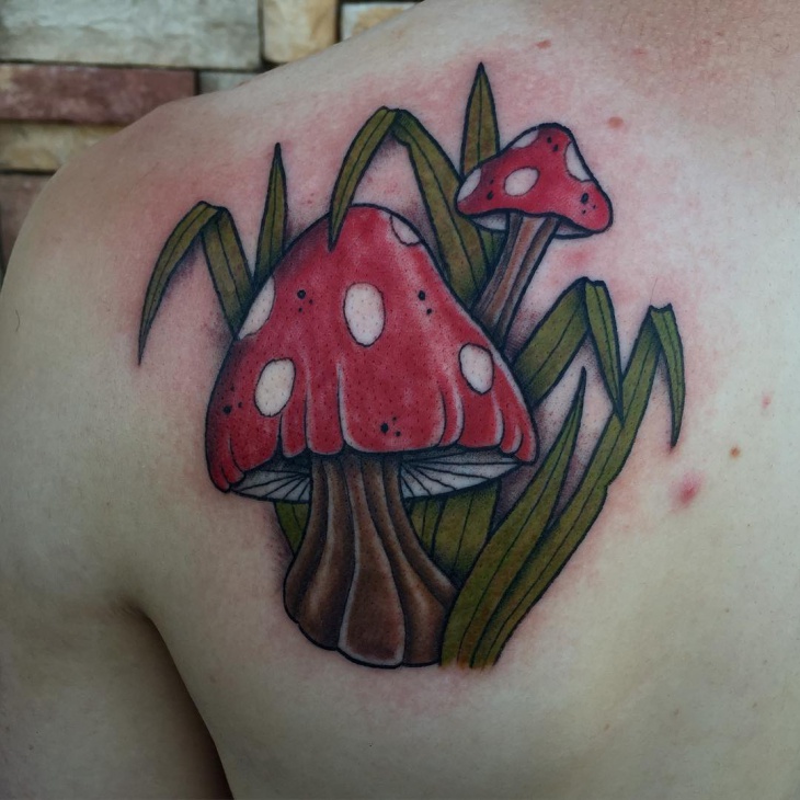 21 Mushroom Tattoo Designs Ideas Design Trends Premium Psd