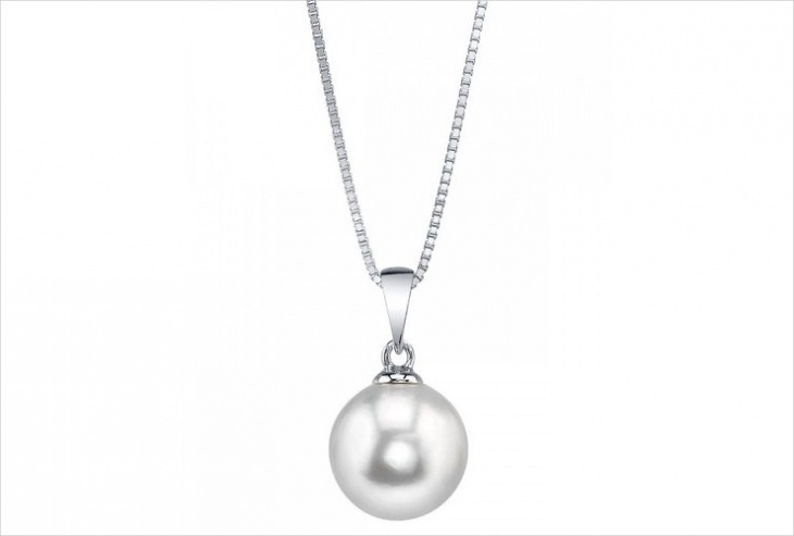 cute pearl pendant necklace