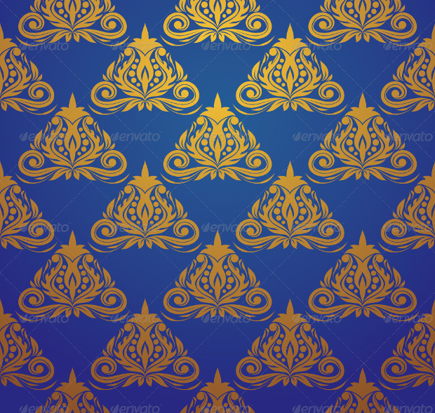blue triangle pattern