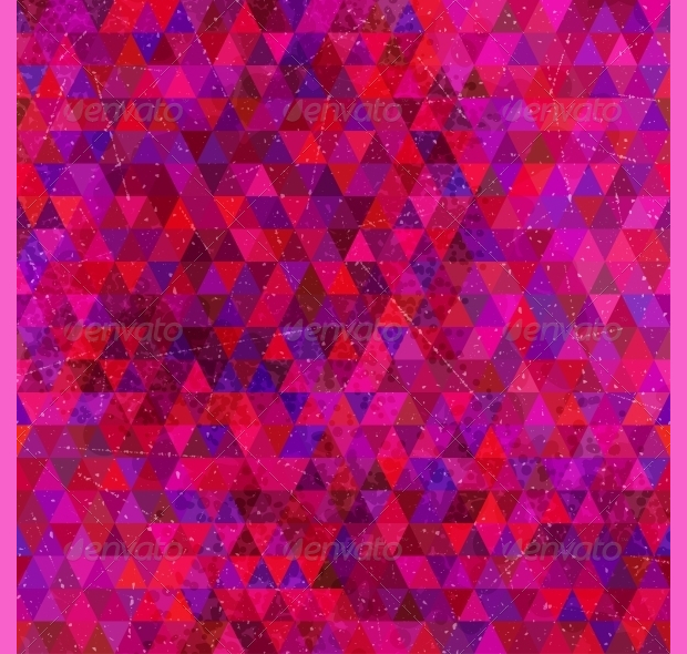 colorful retro triangles pattern