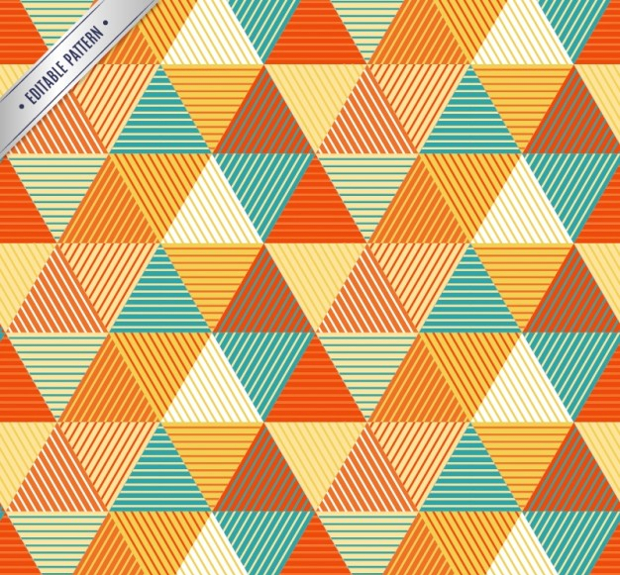 colorful triangle pattern