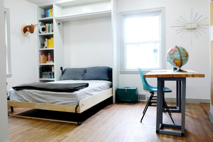 loft style bedroom design 