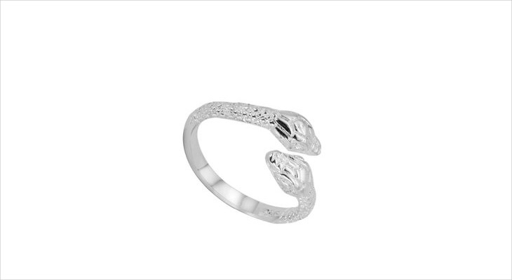 double snake ring