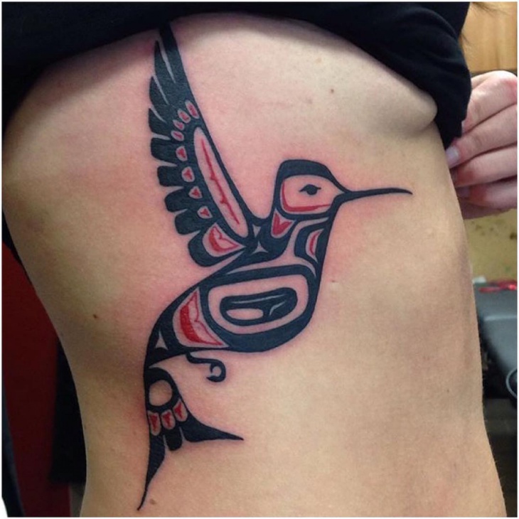 bird haida tattoo design