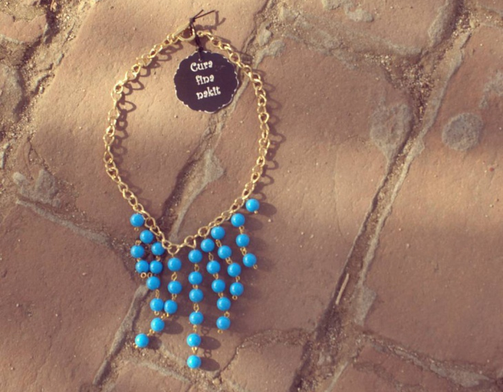 turquoise bib necklace