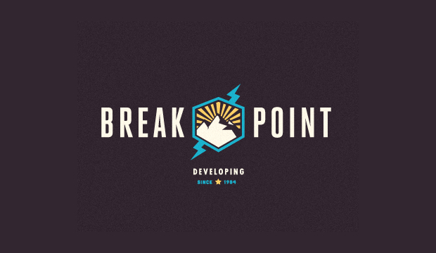 break point logo design