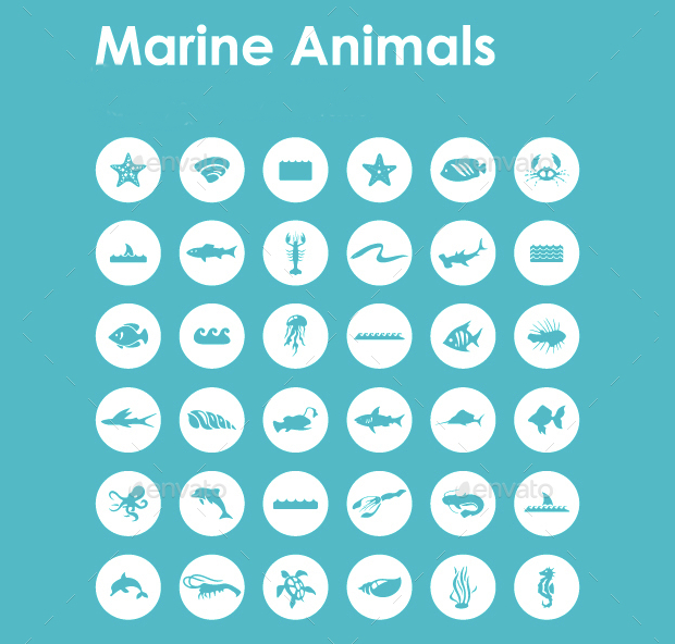 marine animal icons