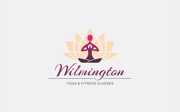 yoga and fitness logo