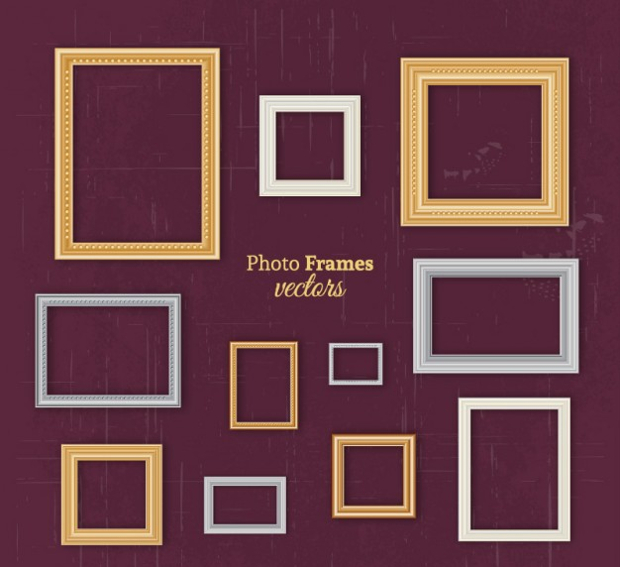 free classic frames vector